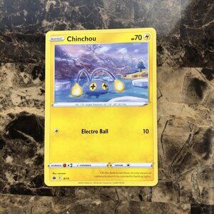Pokemon Care Chinchou 8/15 McDonald's Happy Meal 2022 Electro Ball